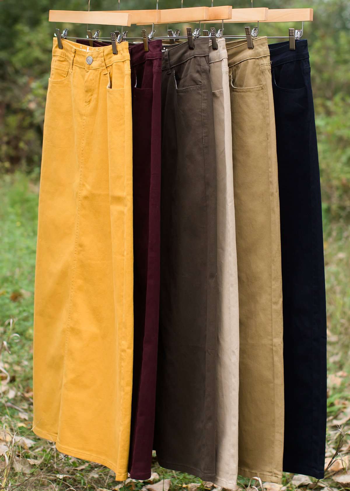 Stella Colored Denim Skirt Skirts
