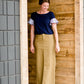 Stella Colored Denim Skirt Skirts Dark Khaki / 4
