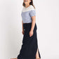 Stella Colored Denim Skirt Skirts Navy / 4