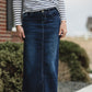 Stella Dark Denim Skirt 34" - FINAL SALE Skirts