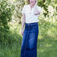 Stella Dark Denim Skirt 34" - FINAL SALE Skirts