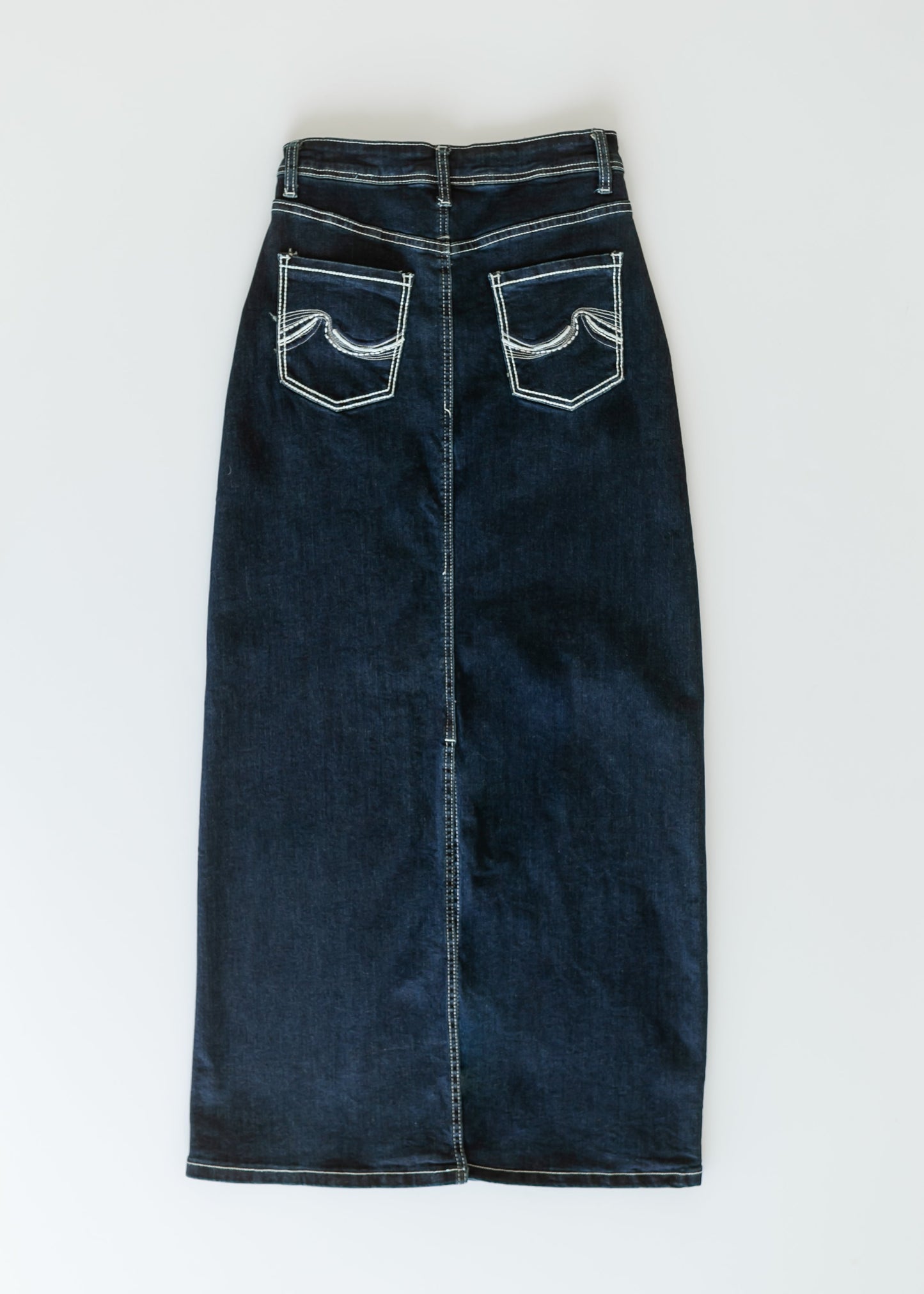Stella Dark Wash Maxi Denim Skirt IC Skirts