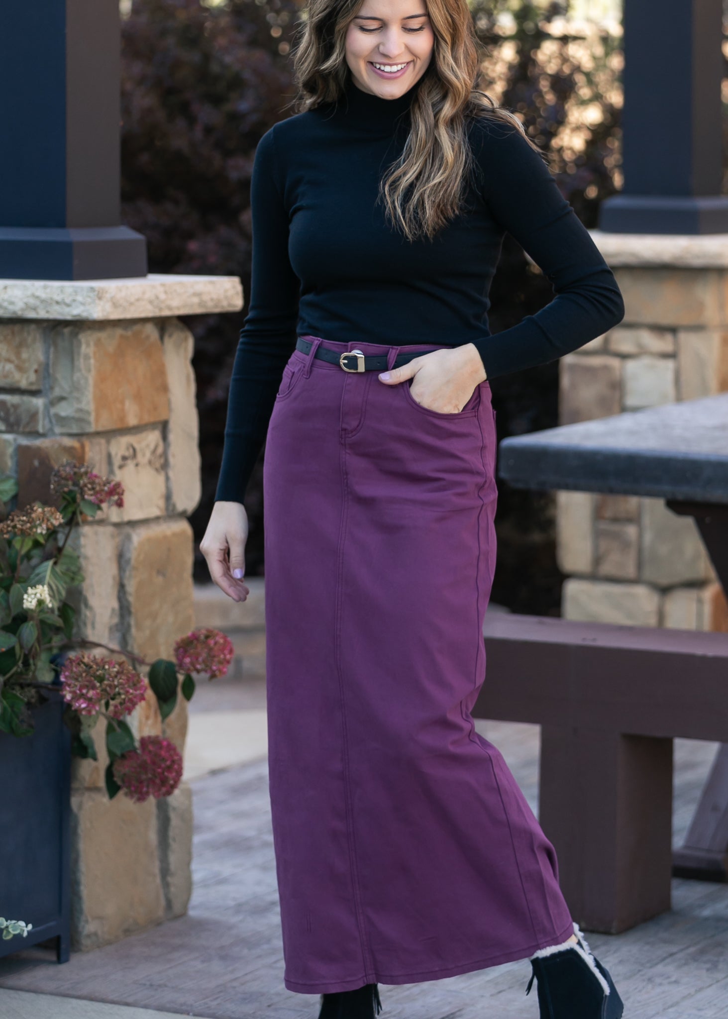 Stella Denim Maxi Skirt IC Skirts