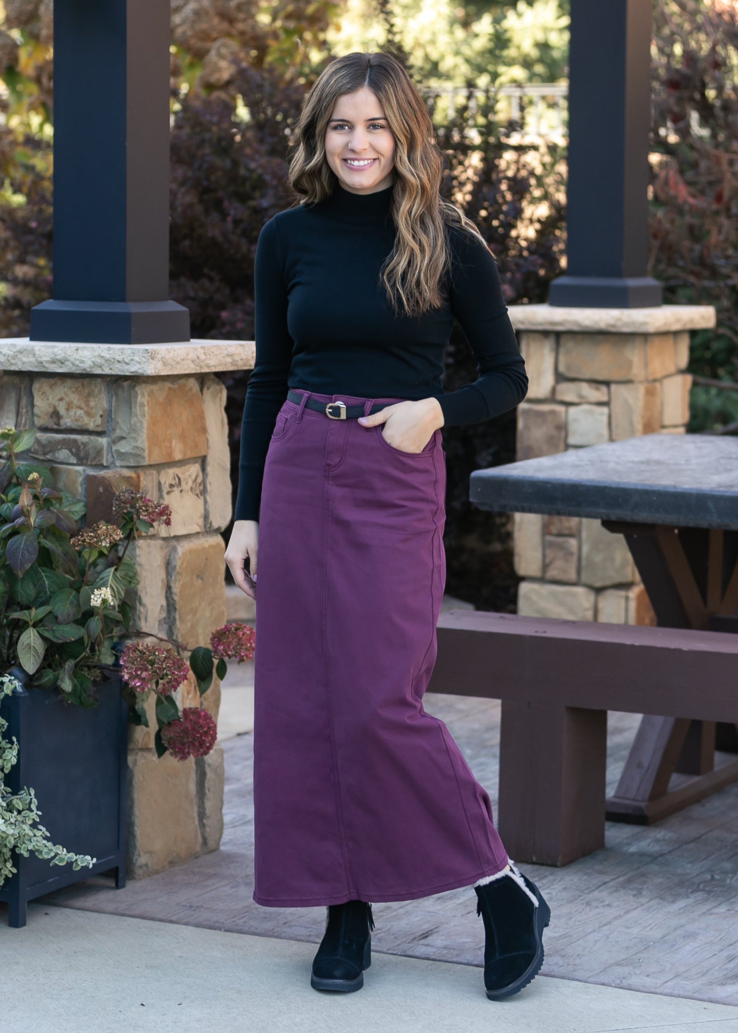 Stella Denim Maxi Skirt IC Skirts