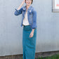 Stella Jade Colored Denim Skirt - FINAL SALE Skirts