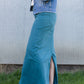 Stella Jade Colored Denim Skirt - FINAL SALE Skirts