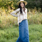 Stella Light Long Denim Skirt - FINAL SALE IC Skirts