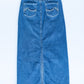 Stella Light Long Denim Skirt - FINAL SALE IC Skirts