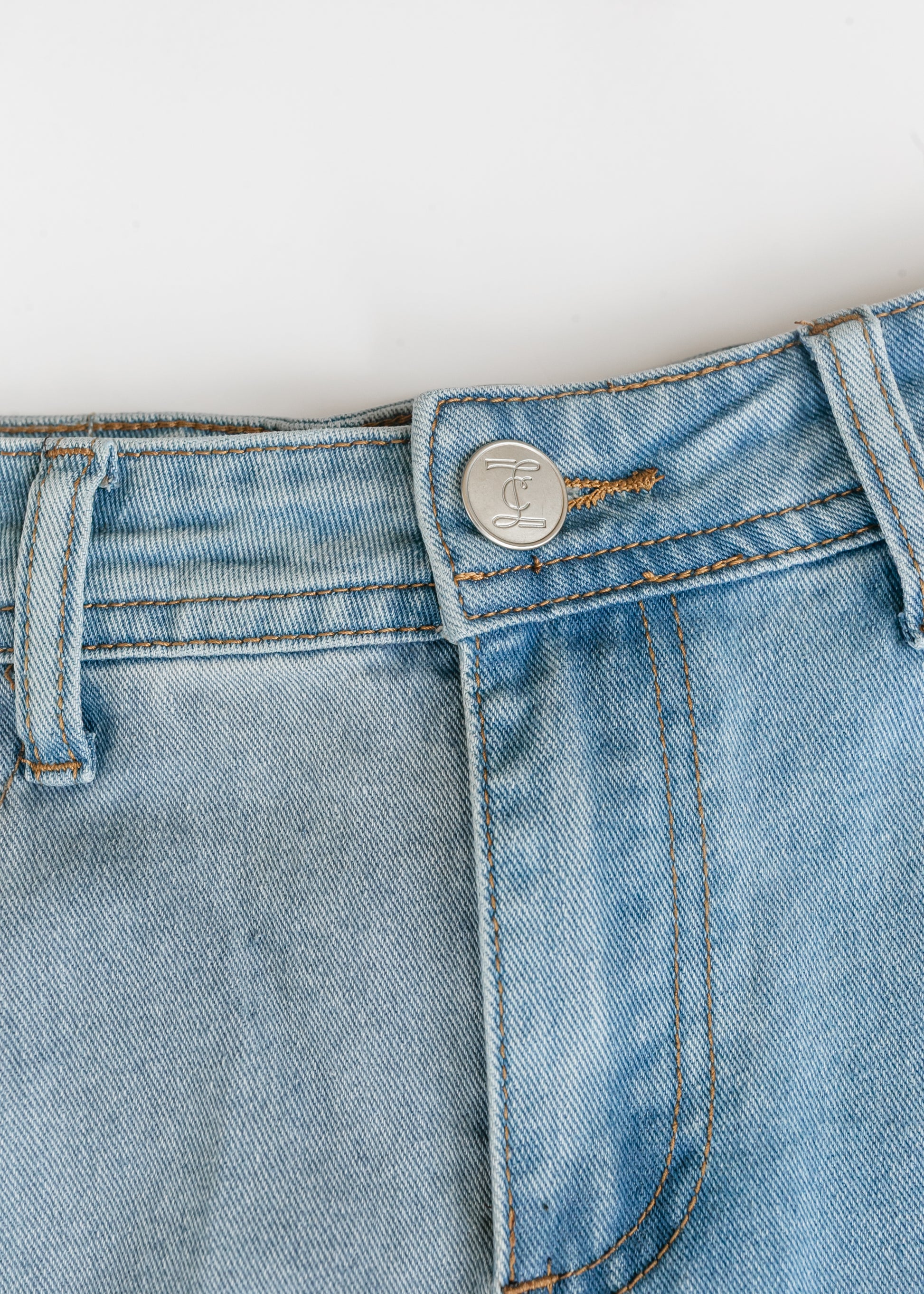 Stella Light Wash Maxi Denim Skirt IC Skirts