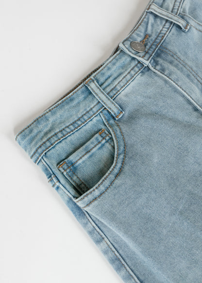 Stella Light Wash Maxi Denim Skirt IC Skirts