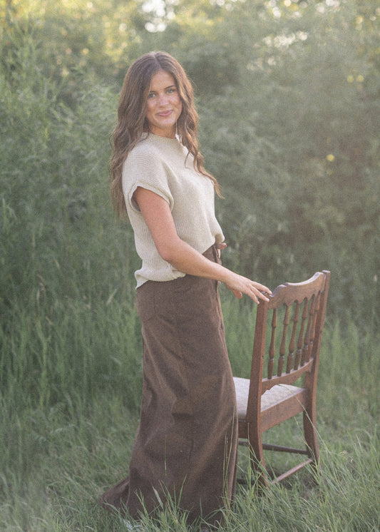 Stella Maxi Corduroy Skirt IC Skirts
