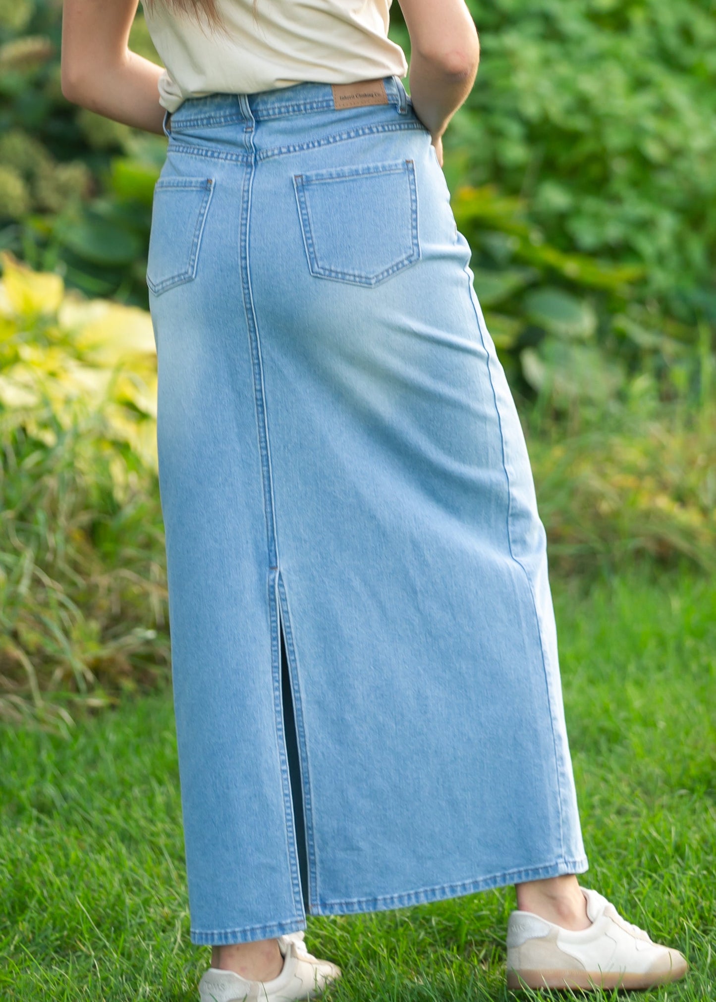 Stella Maxi Denim Skirt IC Skirts