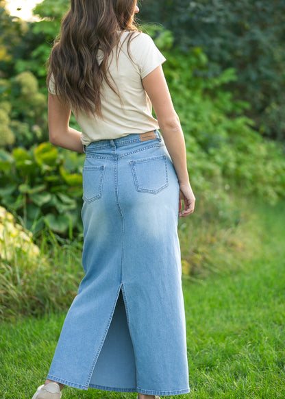 Stella Maxi Denim Skirt IC Skirts