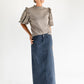 Stella Navy Denim Maxi Skirt IC Skirts