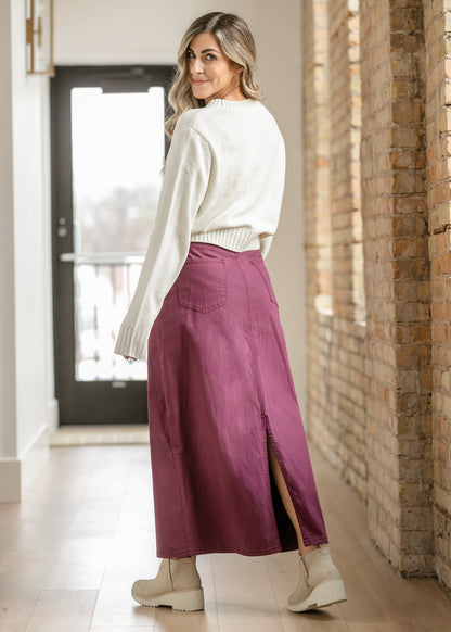 Stella Orchid Denim Maxi Skirt IC Skirts