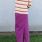 Stella Plum Colored Denim Skirt - FINAL SALE Skirts