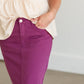 Stella Plum Colored Denim Skirt - FINAL SALE Skirts