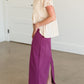 Stella Plum Colored Denim Skirt - FINAL SALE Skirts