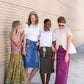 Stella Plum Colored Denim Skirt - FINAL SALE Skirts