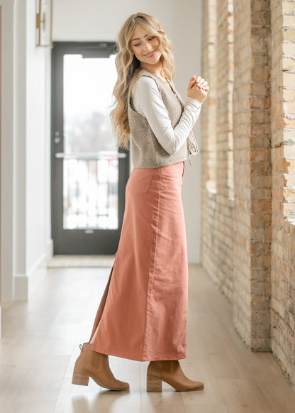 Stella Sienna Denim Maxi Skirt IC Skirts