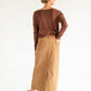 Stella Toasted Coconut Denim Maxi Skirt IC Skirts