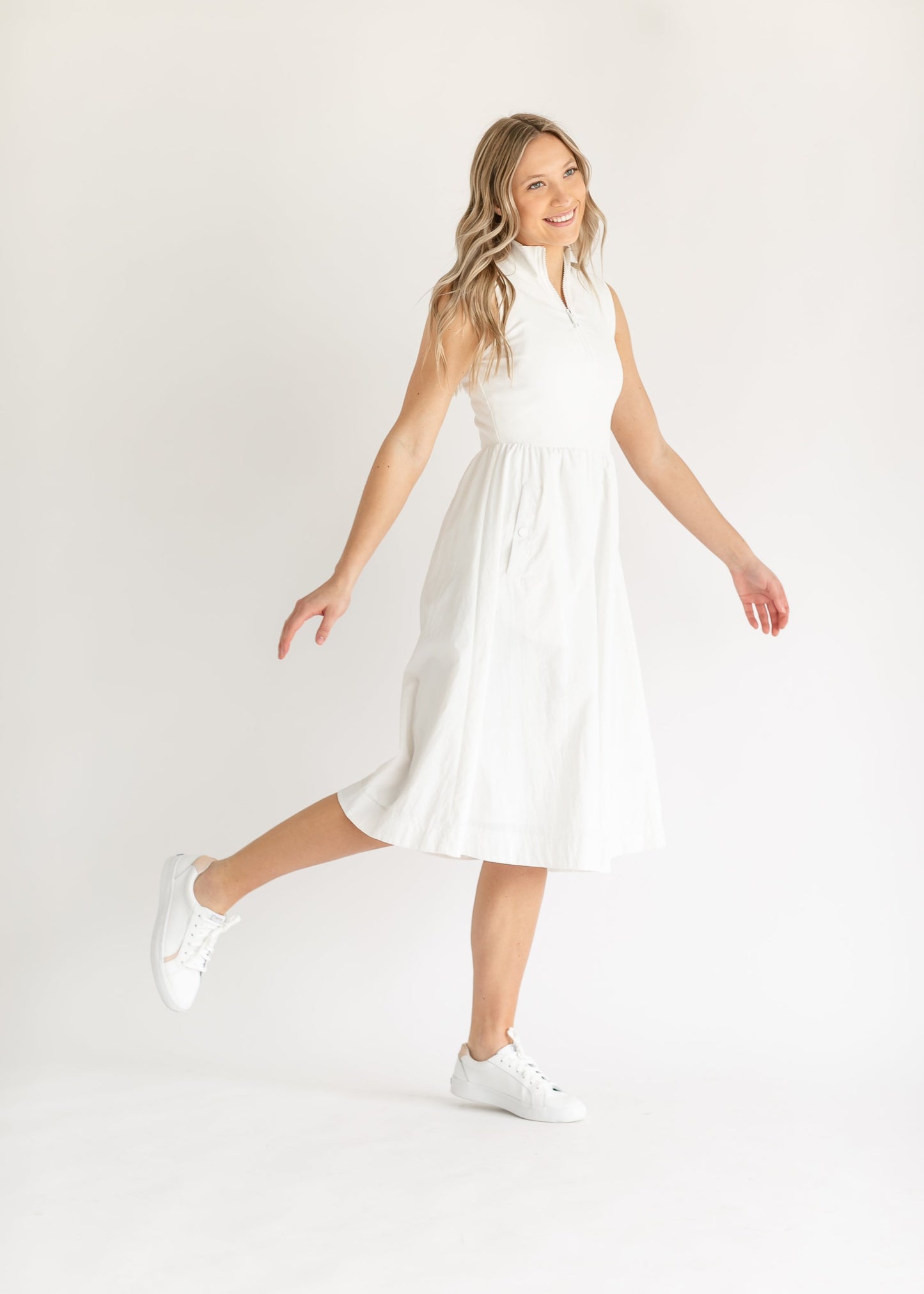 Steve Madden® Berlin A-line Midi Dress FF Dresses