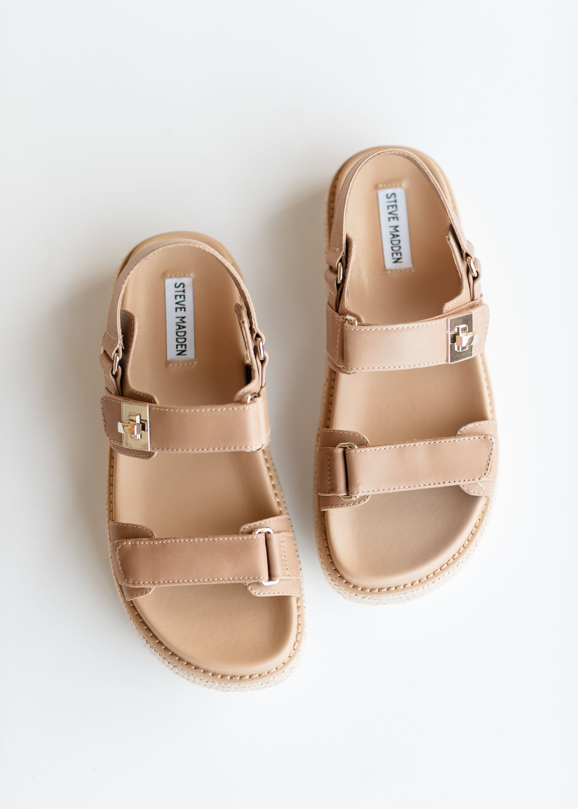 Ladies Sandals Steve Madden Beige Sandals Steve Madden Women's