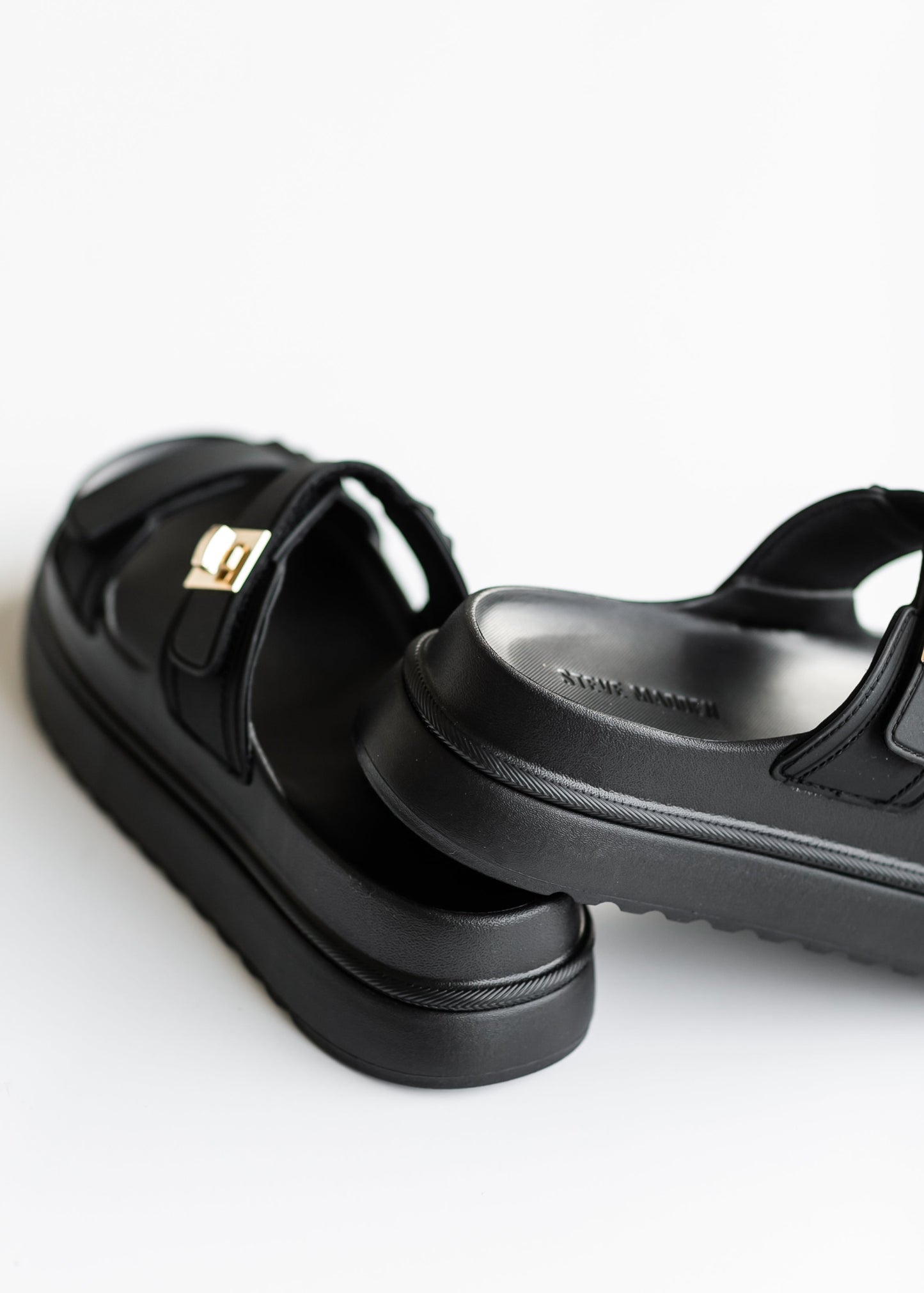 Steve Madden® Bigschmona Jelly Black Platform Slide Sandal Shoes