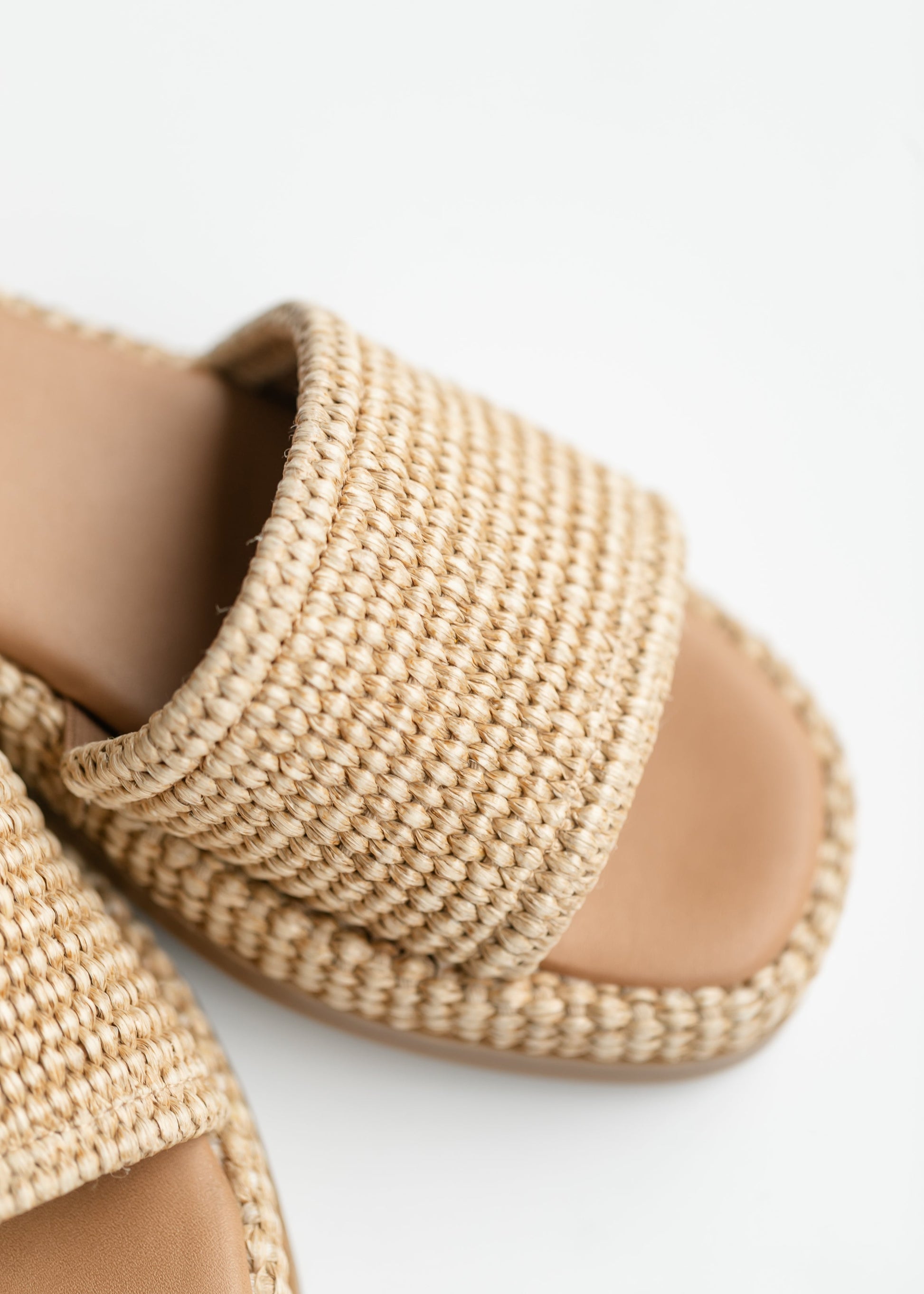 Steve Madden® Boardwalk Beachy Raffia Slide Sandals Shoes