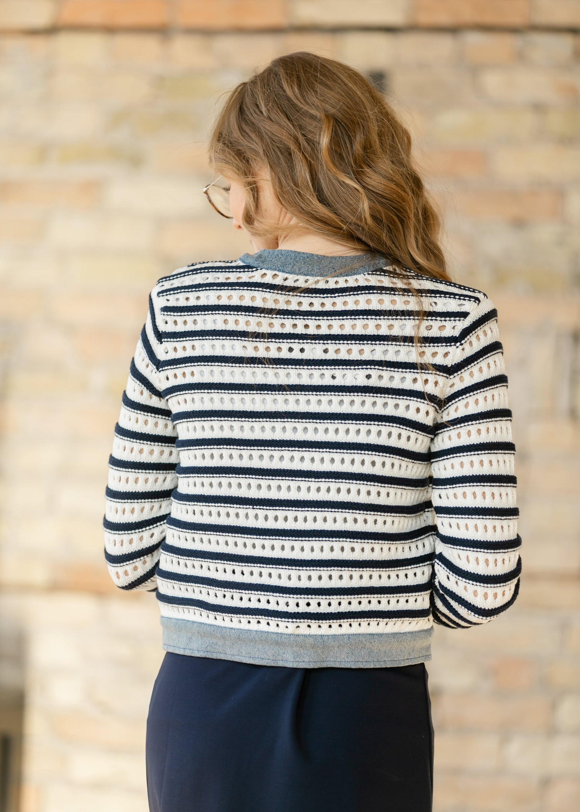 Steve Madden® Casette Sweater Cardigan FF Tops