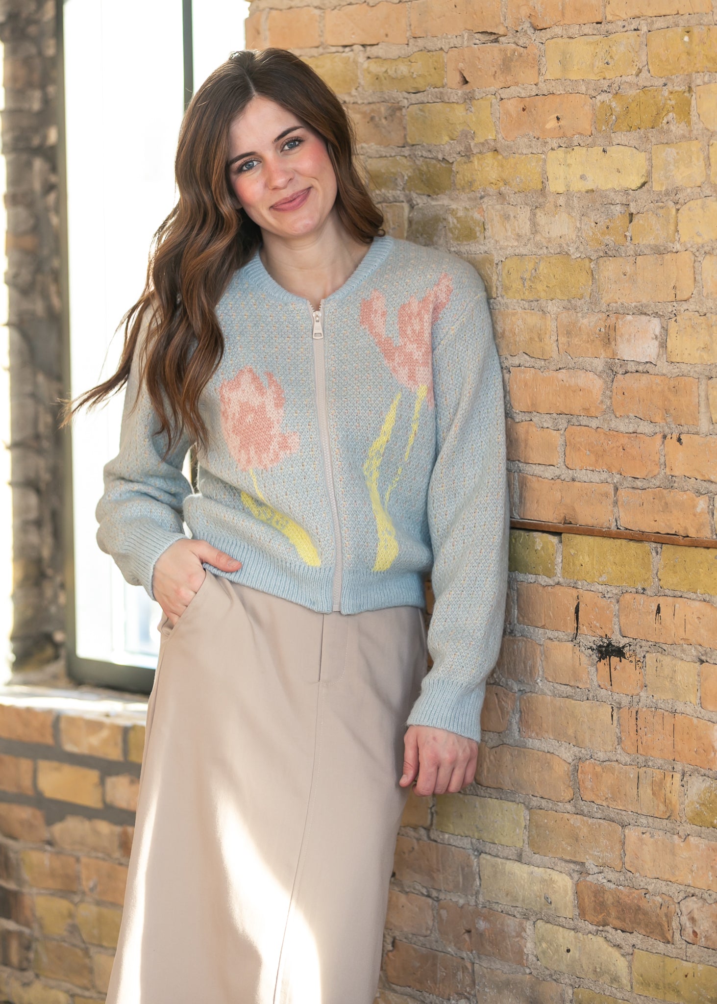 Steve Madden® Jena Sweater Jacket FF Layering Essentials