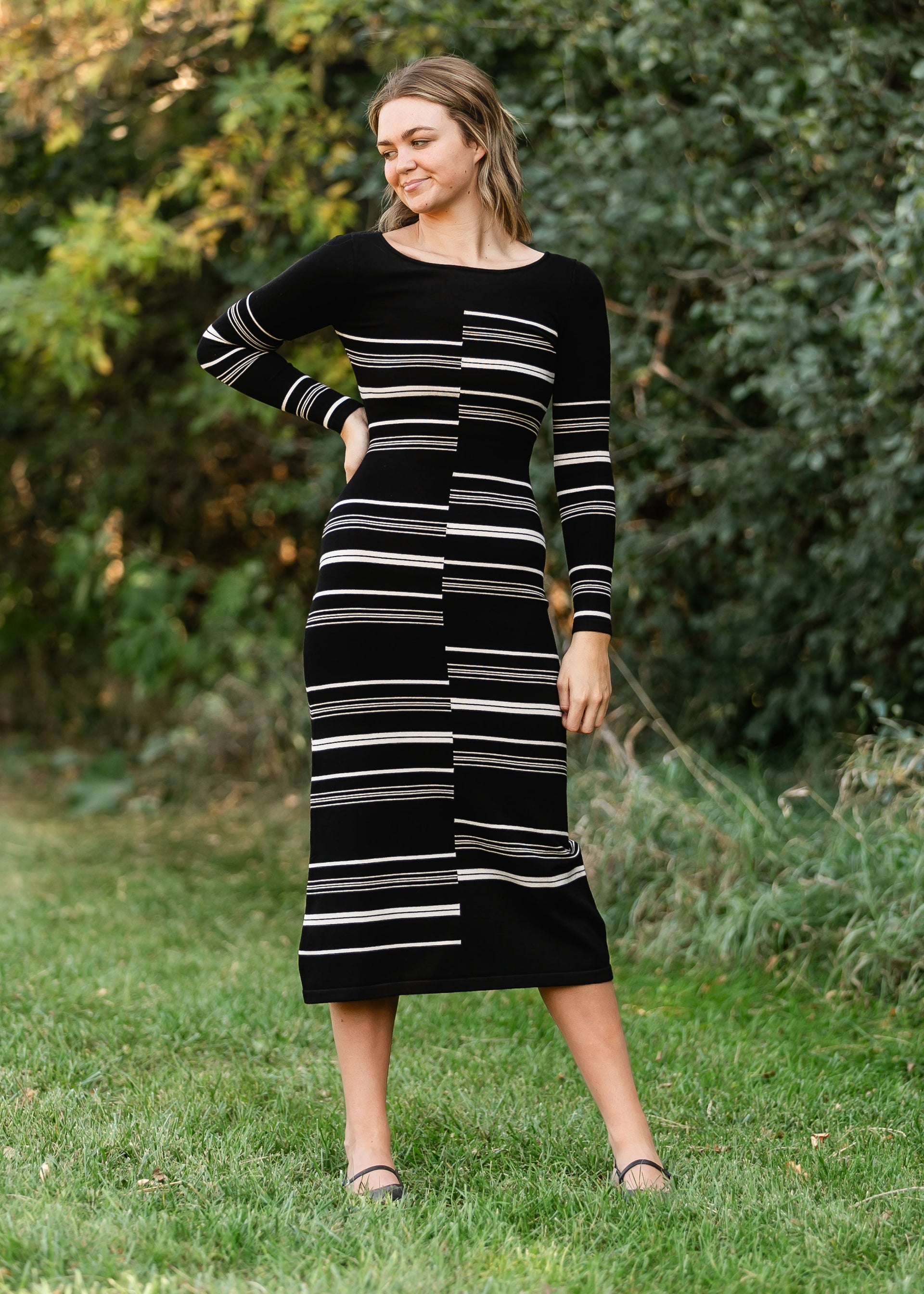 Steve Madden Rayssa Black Sweater Dress - FINAL SALE Inherit Co. Steve Madden Rayssa Black Sweater Dress - FINAL SALE Inherit Co.