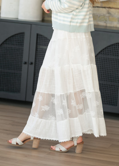 Steve Madden® Tarryn Lace Maxi Skirt FF Skirts