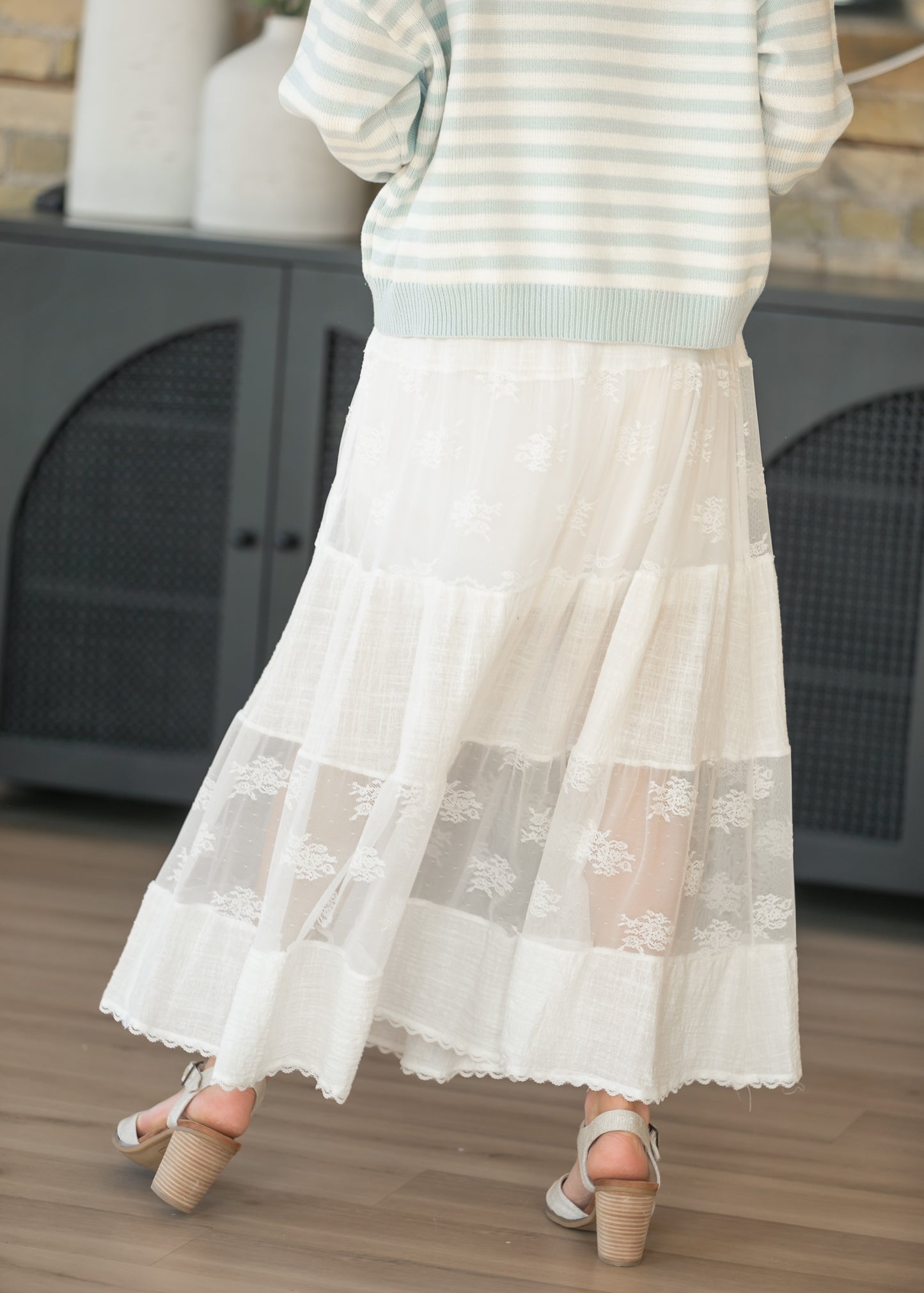 Steve Madden® Tarryn Lace Maxi Skirt FF Skirts