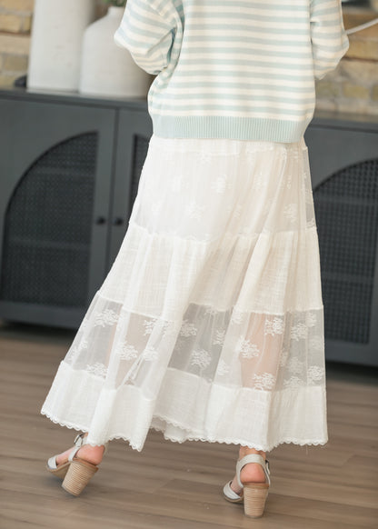 Steve Madden® Tarryn Lace Maxi Skirt FF Skirts