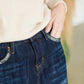 Stitched A-Line Long Denim Skirt - FINAL SALE Skirts
