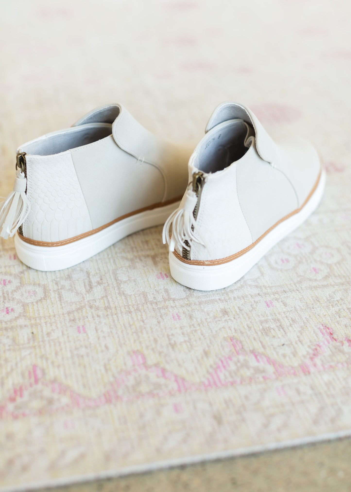 Stone Sneaker with Zipper Detail - FINAL SALE Shoes