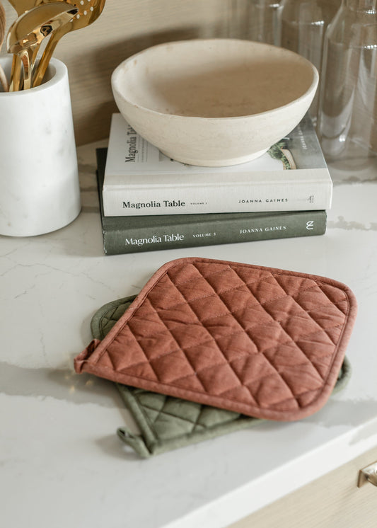 Stonewash Quilted Potholder FF Home + Lifestyle