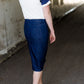 Straight Fit Dark Denim Midi Skirt - Final Sale Skirts
