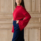 Straight Fit Dark Denim Midi Skirt - Final Sale Skirts