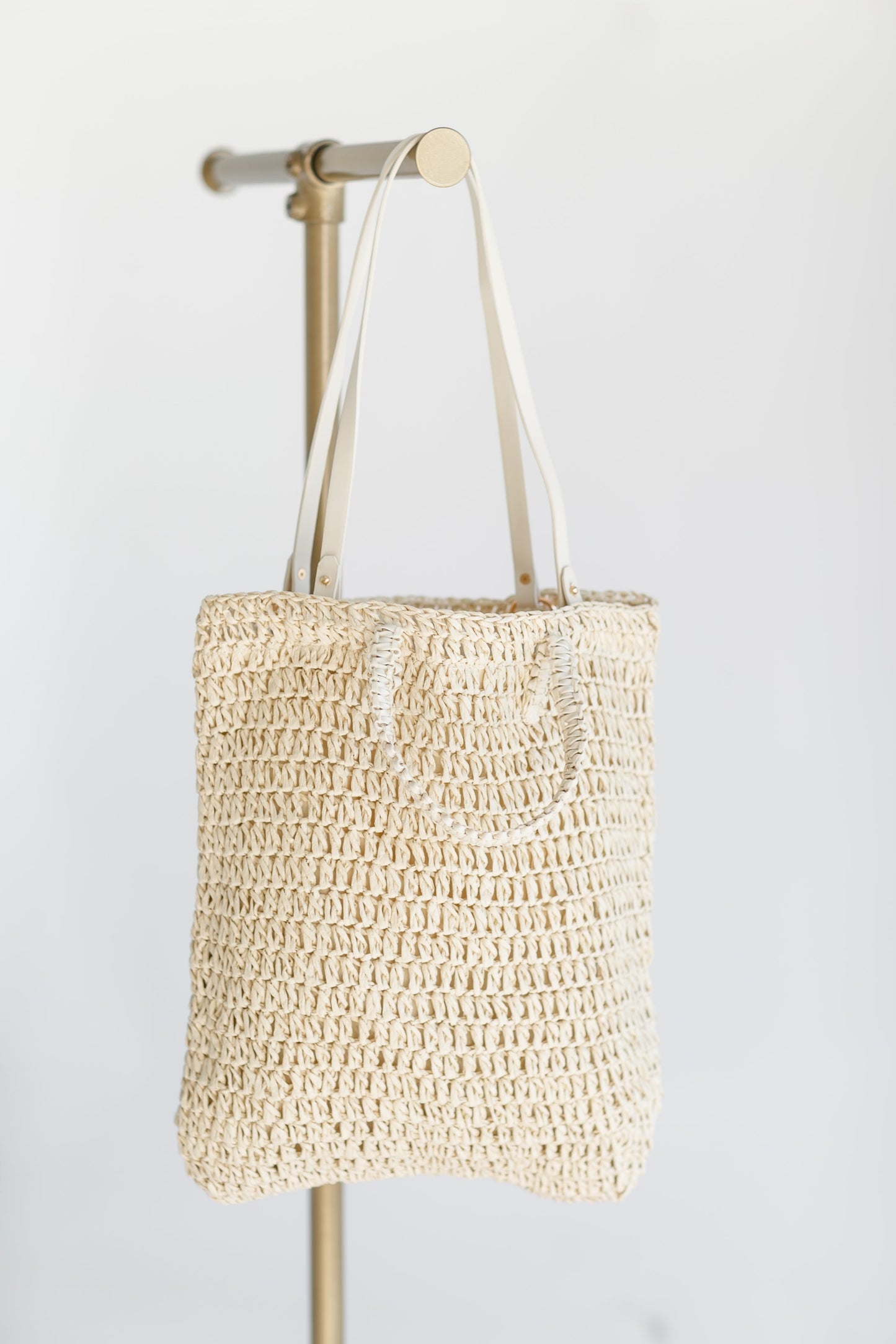Straw Lined Tote Bag Accessories