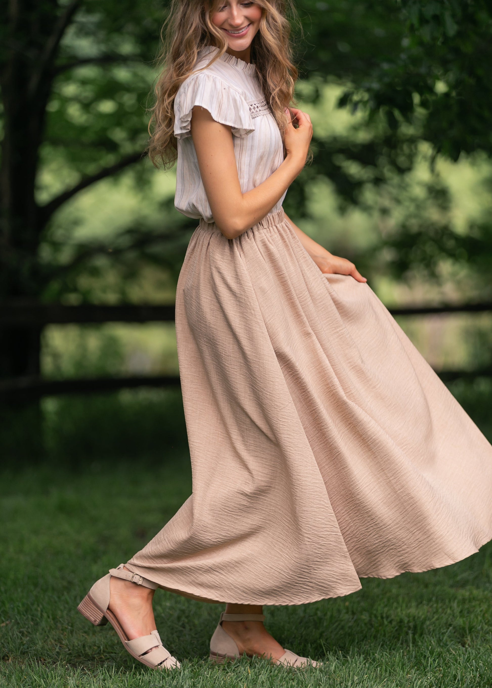 dress maxi skirts Orange Maxi Skirt Available in Plus Size - Boho Flowy Skirt With Ruffles - Long Skirts for Women Tiered Ideal Summer Festival Clothing