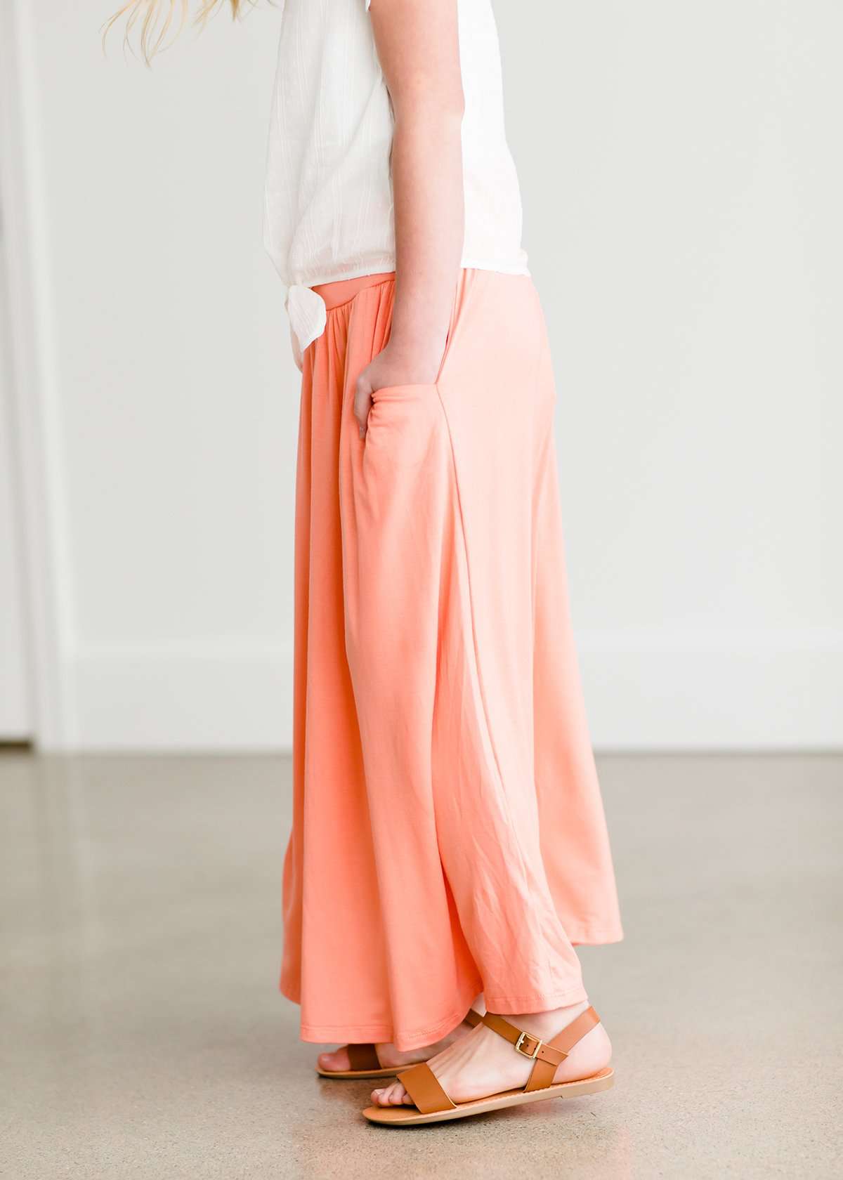 Stretchy Swing Maxi Skirt-FINAL SALE Skirts