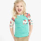 Stripe Floral Pocket Tee - FINAL SALE Tops
