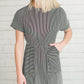 Stripe Pocket Midi Dress Dresses
