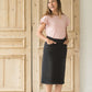Stripe Ribbed Tee - FINAL SALE Tops Blush / S