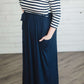 Stripe & Solid Maxi Dress - FINAL SALE Dresses