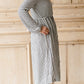 Striped Balloon Sleeve Midi Dress - FINAL SALE Dresses
