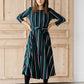 Striped Bow Midi Dress - Final Sale Dresses