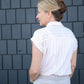 Striped Button Detail Boxy Top - FINAL SALE Tops